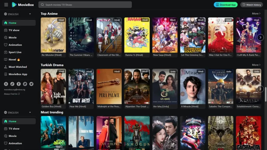Download Free MovieBox App v3.2