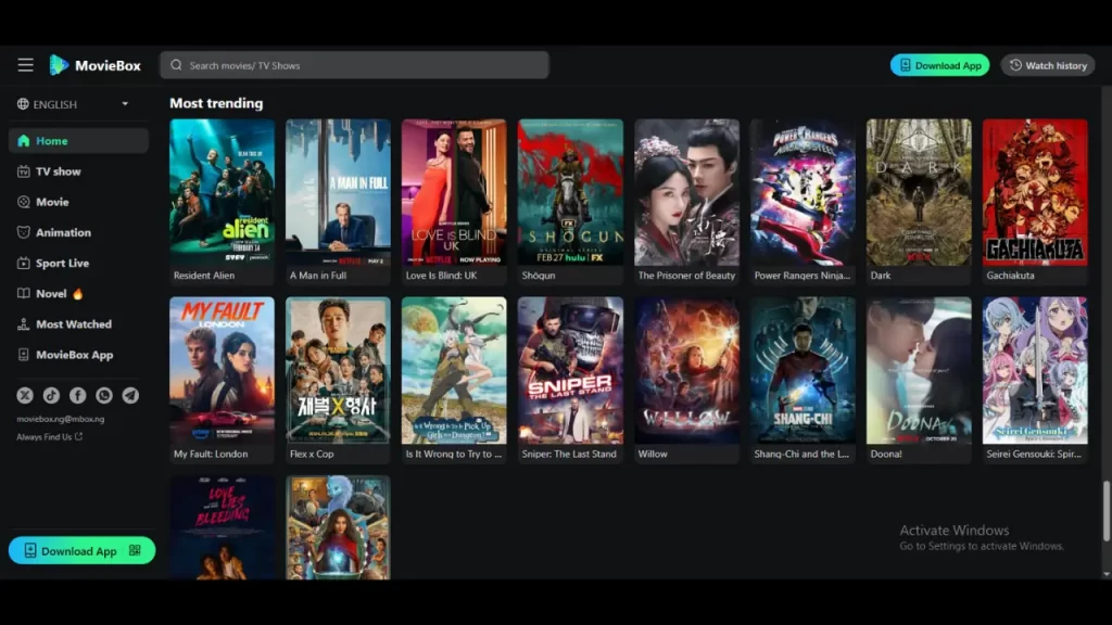 Download Free v3.2 MovieBox App
