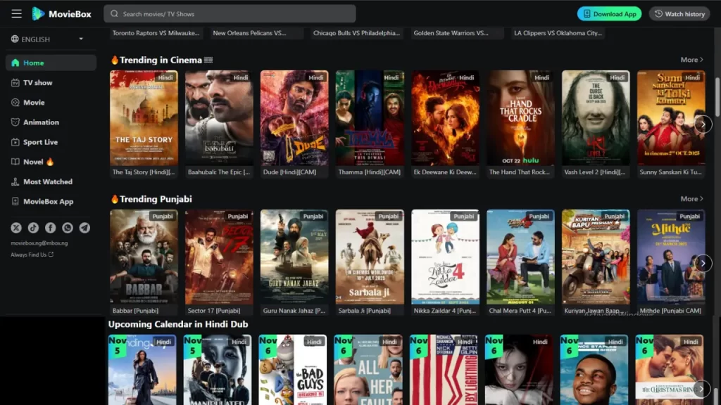 Download MovieBox App Free