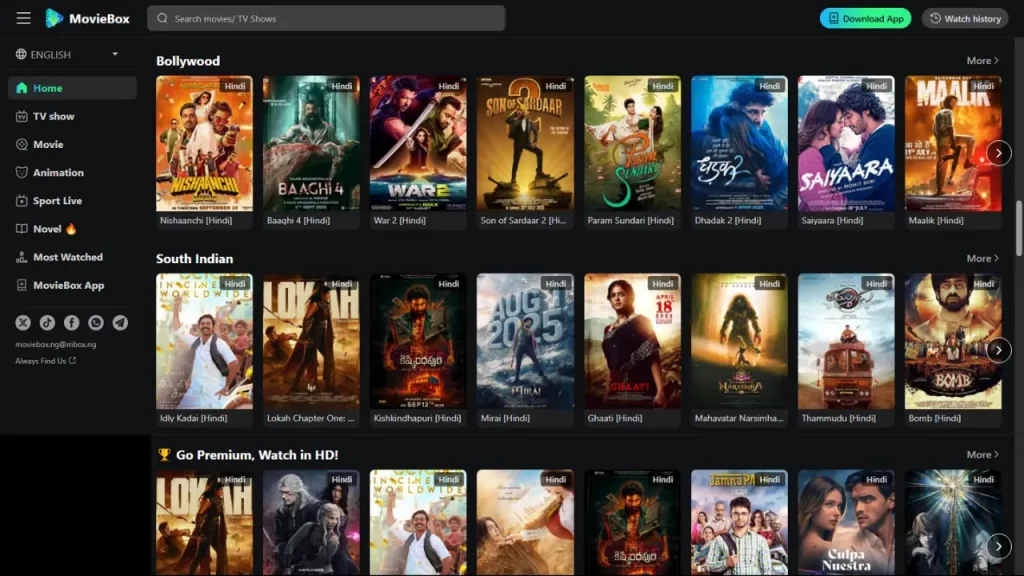 Free MovieBox App Download