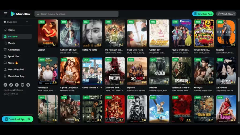 MovieBox Android TV