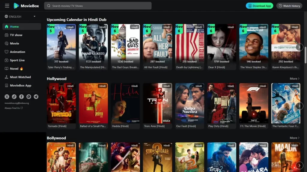 MovieBox App Download Free