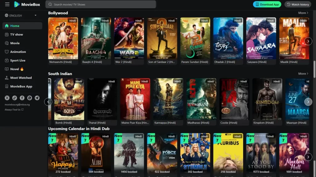MovieBox for PC Movies & Shows