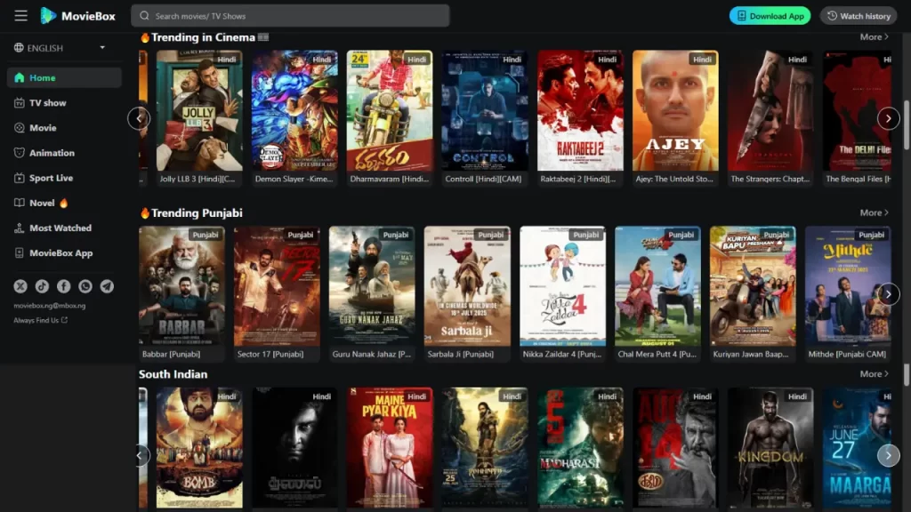 MovieBox for PC Windows for Free